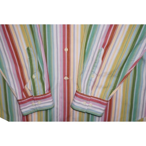 Faconnable Colorful Striped Shirt - Size XXL - Picture 2 of 6